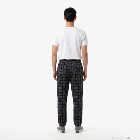UNITED4 Regular Fit Erkek Siyah Eşofman Altı