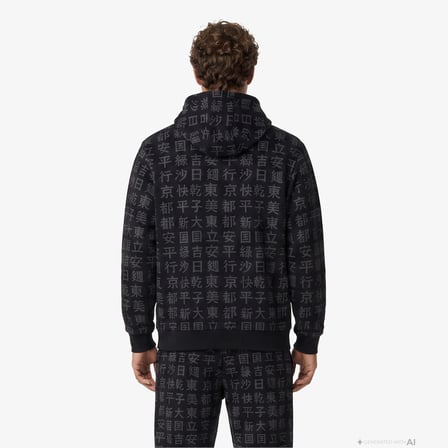 UNITED4 Regular Fit Erkek Siyah Sweatshirt