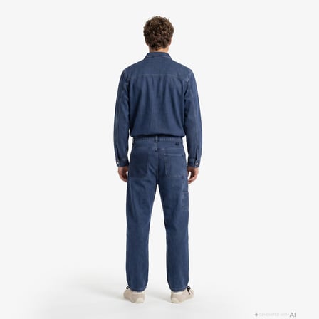 UNITED4 Classic Fit Erkek Mavi Pantolon
