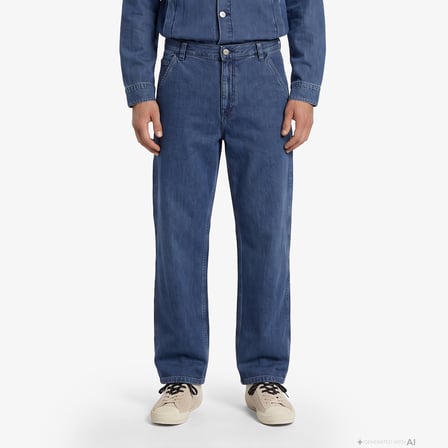 UNITED4 Classic Fit Erkek Mavi Pantolon