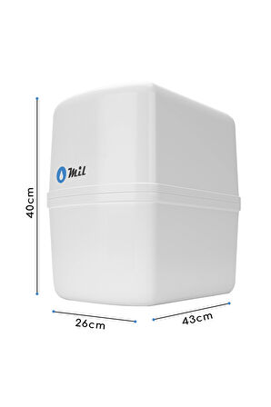 Mil Su Arıtma Cihazı 13 Aşamalı Multimineral Ve Detoks Filtreli 8 Lt Çelik Tanklı Aquaflo Membranlı (DNP13-M-A)