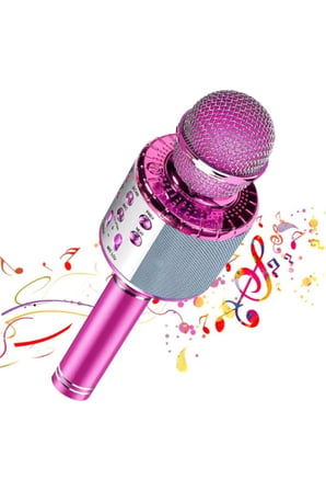 4 Adet Kablosuz Hoparlörlü Bluetooth Karaoke Mikrofonu – Taşınabilir Hoparlör, Kayıt Ve Echo Özellikli, USB/Micro Sd/Aux Destekli, Metalik Kaplamalı Karaoke Mic