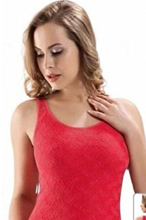 Dodes Dorya Dantelli Kalın Askılı Atlet 1031