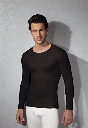 Doreanse Erkek  Yuvarlak Yaka Uzun Kol T Shirt 2965