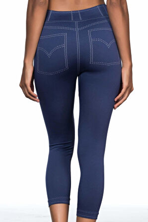 Dodes Mavi Mı Emay 3801 Soft Kot Tayt