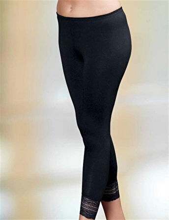 Dodes Şahinler Paçası Dantel Uzun Tayt B889