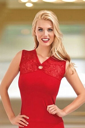 Dodes Dantelli Floklu Kravize Kolsuz Modal Kadın Bluz Elestan