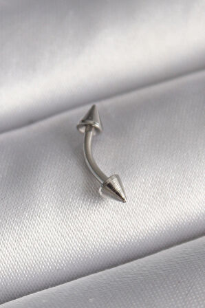 Dodes Dodes 316L Çelik Gümüş Renk Çivi Model Piercing TG27PR1373