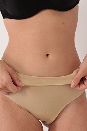 Dodes Ten Lazer Kesim Düşük Bel Tangalı Korse Külot