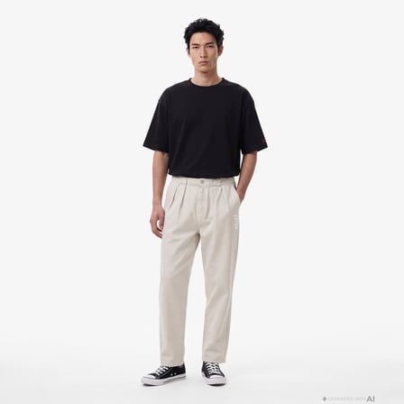United4 Regular Erkek Siyah Pantolon
