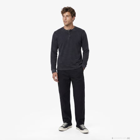 UNITED4 Regular Fit Erkek Siyah T-Shirt