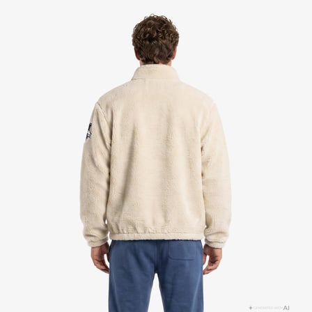 UNITED4 Regular Fit Erkek Krem Sweatshirt