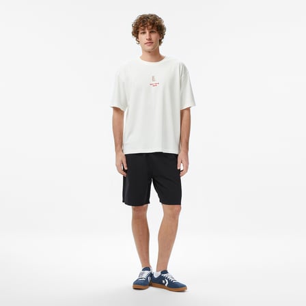 UNITED4 Regular Fit Erkek Siyah Şort