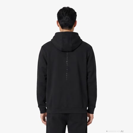 UNITED4 Regular Fit Erkek Siyah Sweatshirt