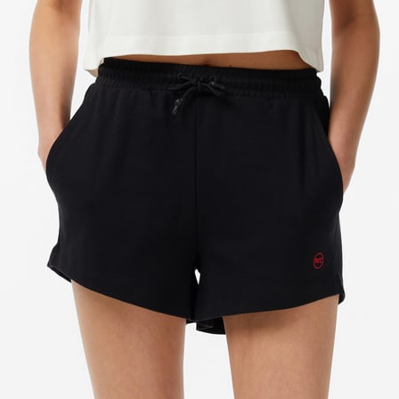 UNITED4 Regular Fit Kadın Siyah Şort