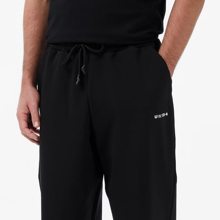 UNITED4 Oversize Fit Erkek Siyah Eşofman Altı