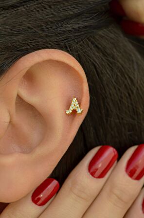 A Harfi Piercing Helix Kıkırdak Lob Tragus