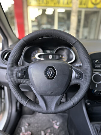 Renault Clio 4 Faz 1 2014-2017 Araca Özel Direksiyon Kılıfı (ARACINIZIN DİREKSİYONUYLA TEYİT EDİNİZ)