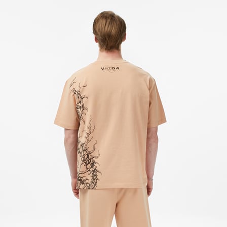 UNITED4 Regular Fit Erkek Mor T-Shirt