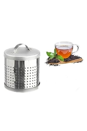 1 Adet Büyük Metal Çay Süzgeci – Paslanmaz Çelik Kapaklı Tasarım Geniş Hazne Kupaya Ve Demliğe Uyumlu Tea Strainer