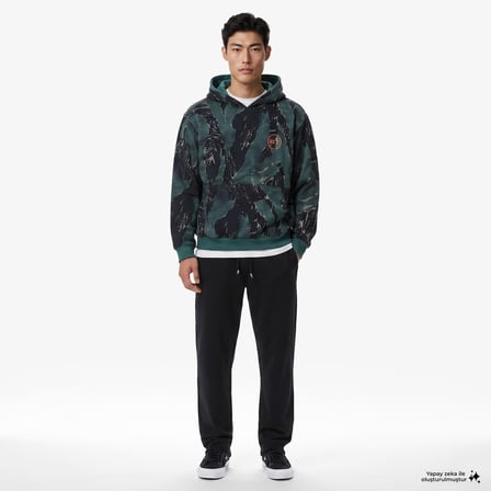 United4 Essentials Erkek Yeşil Sweatshirt
