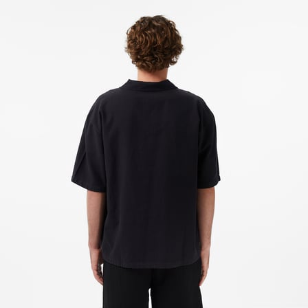 UNITED4 Oversize Fit Erkek Siyah Polo