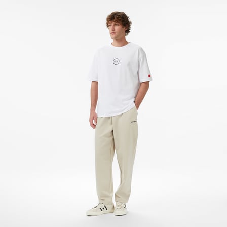 UNITED4 Regular Fit Erkek Beyaz T-Shirt