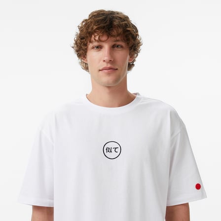 UNITED4 Regular Fit Erkek Beyaz T-Shirt