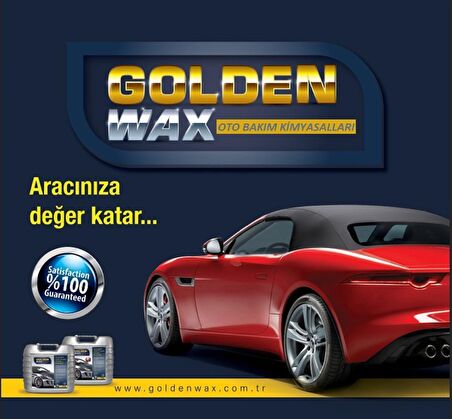 GOLDENWAX 1 Kg Konsantre Ekstra Cilalı Güçlü Fırçasız Oto Yıkama Şampuanı En İyi Oto Şampuan