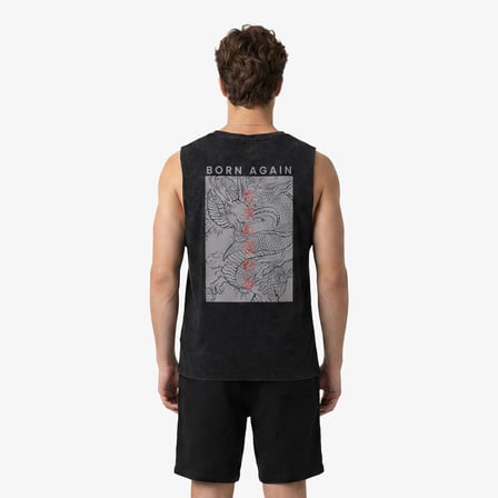 UNITED4 Regular Fit Erkek Siyah Atlet