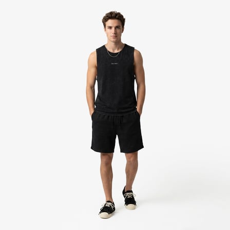 UNITED4 Regular Fit Erkek Siyah Atlet