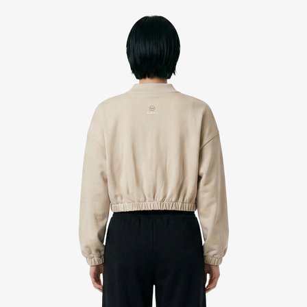 UNITED4 Regular Fit Kadın Krem Sweatshirt