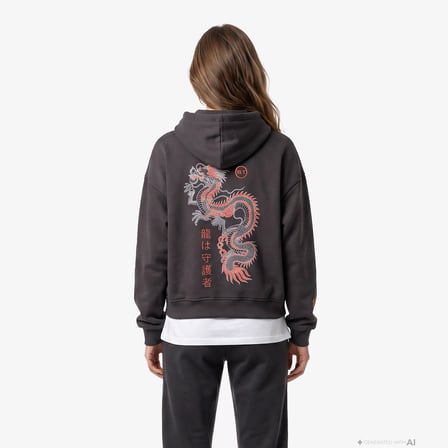 UNITED4 Regular Fit Kadın Kahverengi Sweatshirt