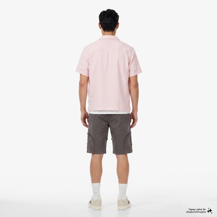 UNITED4 Classic Fit Erkek Pembe Gömlek
