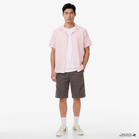 UNITED4 Classic Fit Erkek Pembe Gömlek