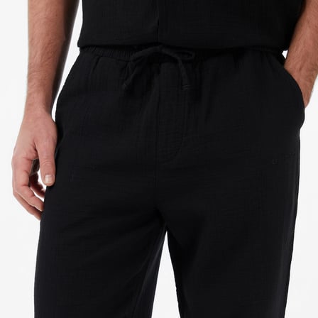UNITED4 Regular Fit Erkek Siyah Pantolon