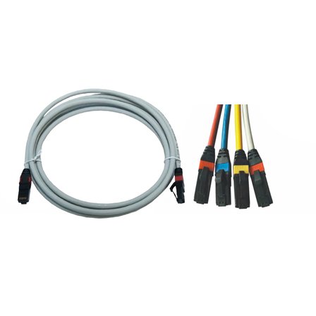 ERAT UTP CAT6 2m 4x2x24# LS0H Patch Cord Gri