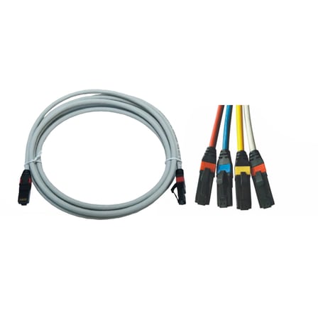 ERAT UTP CAT6 3m 4x2x24# LS0H Patch Cord Gri