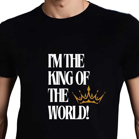 KING OF THE WORLD T-SHIRT (M)