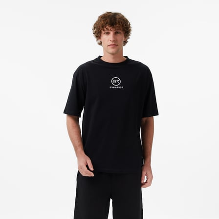 UNITED4 Regular Fit Erkek Siyah T-Shirt