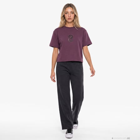UNITED4 Regular Fit Kadın Siyah Eşofman Altı