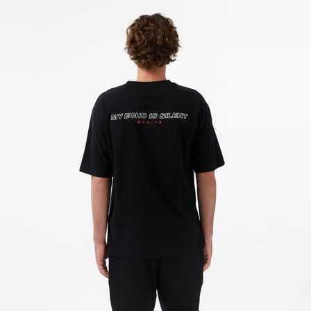 UNITED4 Regular Fit Erkek Siyah T-Shirt