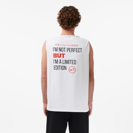 UNITED4 Regular Fit Erkek Beyaz T-Shirt