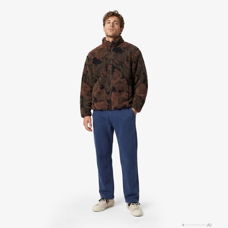 UNITED4 Regular Fit Erkek Kahverengi Mont