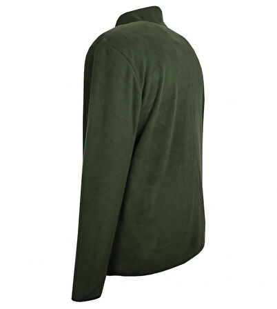 Erkek Büyük Beden Dik Yakalı Fermuarlı 122 Kg-172 Kg Arası İçin Uygun Bedenli Polar Sweat Mont