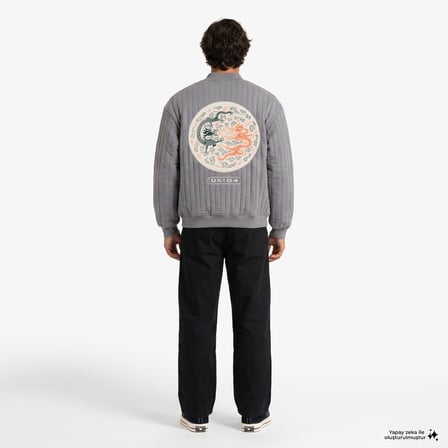 UNITED4 Regular Fit Erkek Gri Mont