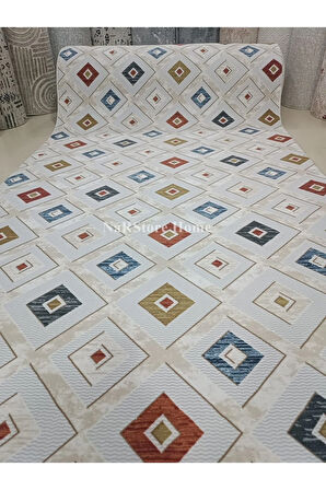 Renkli Kaymaz Tabanlı Kesme Yıkanabilir Hali Yolluk