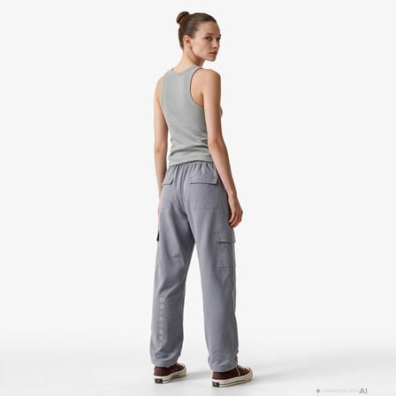 UNITED4 Regular Fit Kadın Gri Eşofman Altı