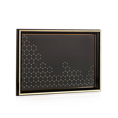 Schafer Bolero Tepsi 1 Parça-Gold/Siyah03 1S0449-30050-SIY03