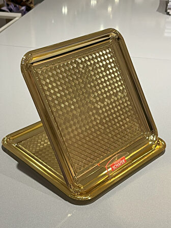Schafer Ela Sunum Tepsisi 1 Parça-Gold01 1S1625-30050-GLD01